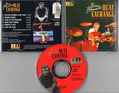 Brian Bennett's Heat Exchange CD ONE STEP AHEAD   1994 UK C5 Records near mint