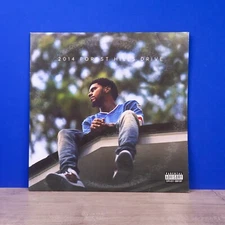 J. Cole - 2014 Forest Hills Drive 33 RPM Vinyl 2xLP Record 2015 Roc Nation VG+