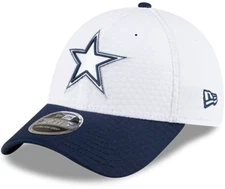 New Era 9Forty Dallas Cowboys NFL Football Cap Hat men's adjustable White Navy