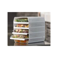 SkyMall Freezer Cube 5 Tier Zip Lock Freezer Bag Storage System