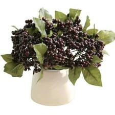 Bohne Zweig Simulation Blumen Weihnachten Beere Künstliche Blumen Heim Dekor NR9