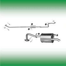 Auspuff TOYOTA YARIS P9 1.0 51 KW 69 PS 2005-2012 Auspuffanlage A194 