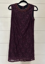 Adrianna Papell Dress Women’s 6 Beaded Neckline Holiday Christmas