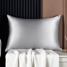 1 pcs, 22 Momme Double-side 100 Mulberry Silk Pillowcase Pillow Cover 20" X 30"