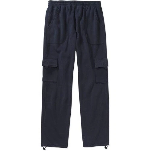 Climate concepts men's and big men's fleece cargo pants clearance