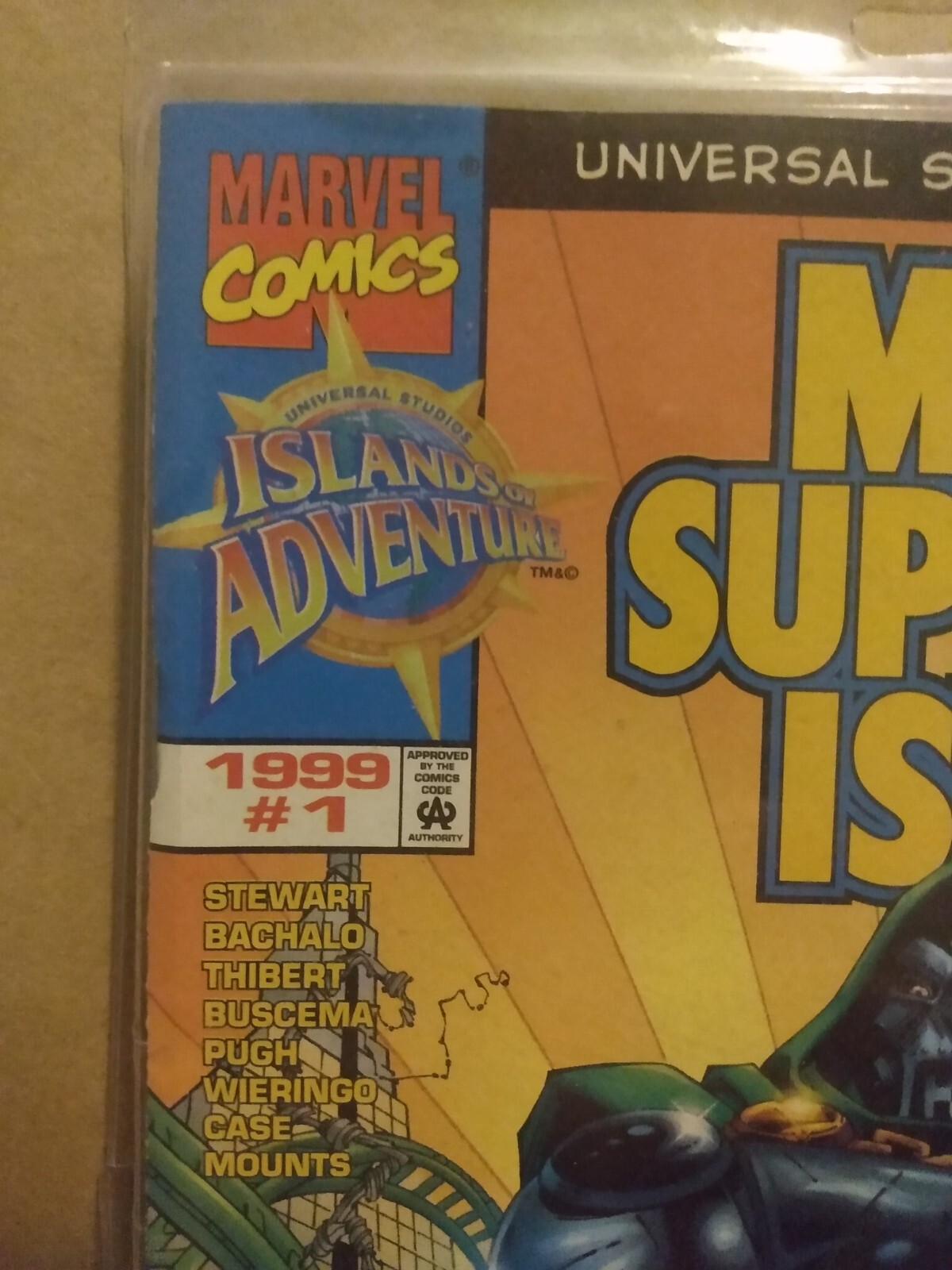 Marvel Super Hero Island Adventures Collectors Pack 1999 #1 - Comic, Pin, Cards - Picture 3 of 4