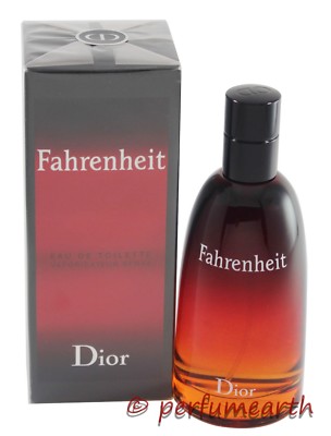 FAHRENHEIT 3.3/3.4 OZ EDT SPRAY FOR MEN BY CHRISTIAN DIOR NEW IN A BOX