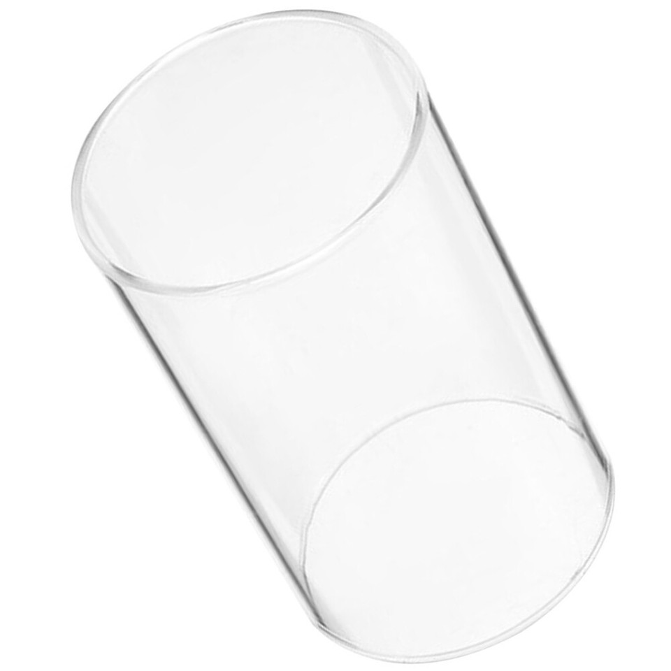 Clear Chimney Tube Glass Open Ended Candle Shade Glass Candle Shade