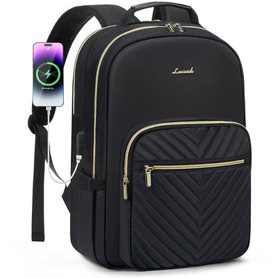 Laptop Backpack for Women 17.3 inch,Cute Womens Travel Backpack Purse,Profess...