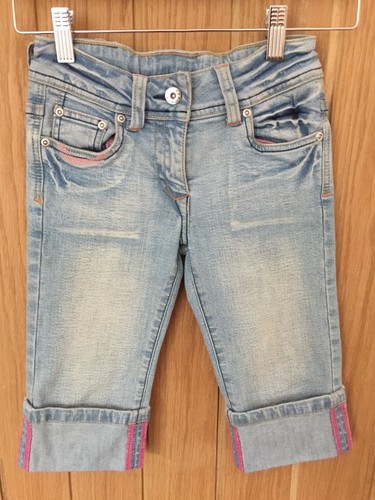 girls clothing cropped stretch jeans 