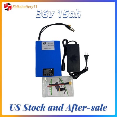 36/48V15Ah Lithium Ion Ebike Battery Electric Bicycle Motorbike 30A BMS li-ion