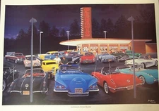 SOLID AXLE C1 CORVETTE ART 1957 1958 1959 1960 283 IMPALA PEGGYS DRIVE IN SNYDER