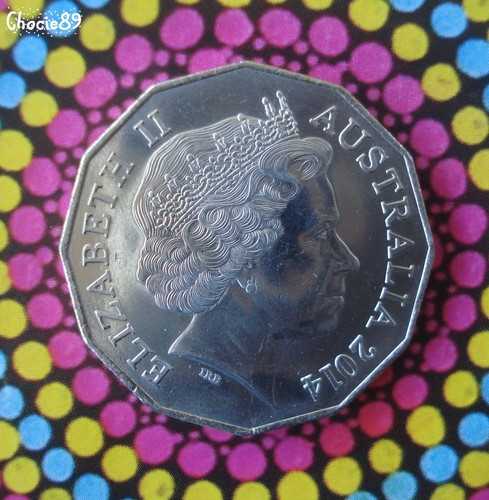 2014 AIATSIS 50 cent coin from RAM roll. Uncirculated coin in 2 x 2 coin holder. - Picture 3 of 3