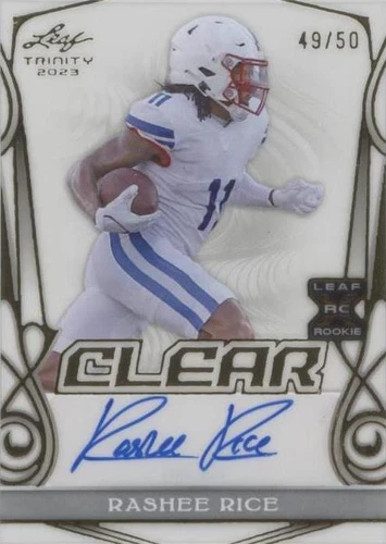 2023 Leaf Trinity Rashee Rice #CA-RR1