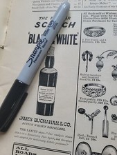 1901 Buchannan Scotch Whisky Werbung schwarz-wei&szlig;