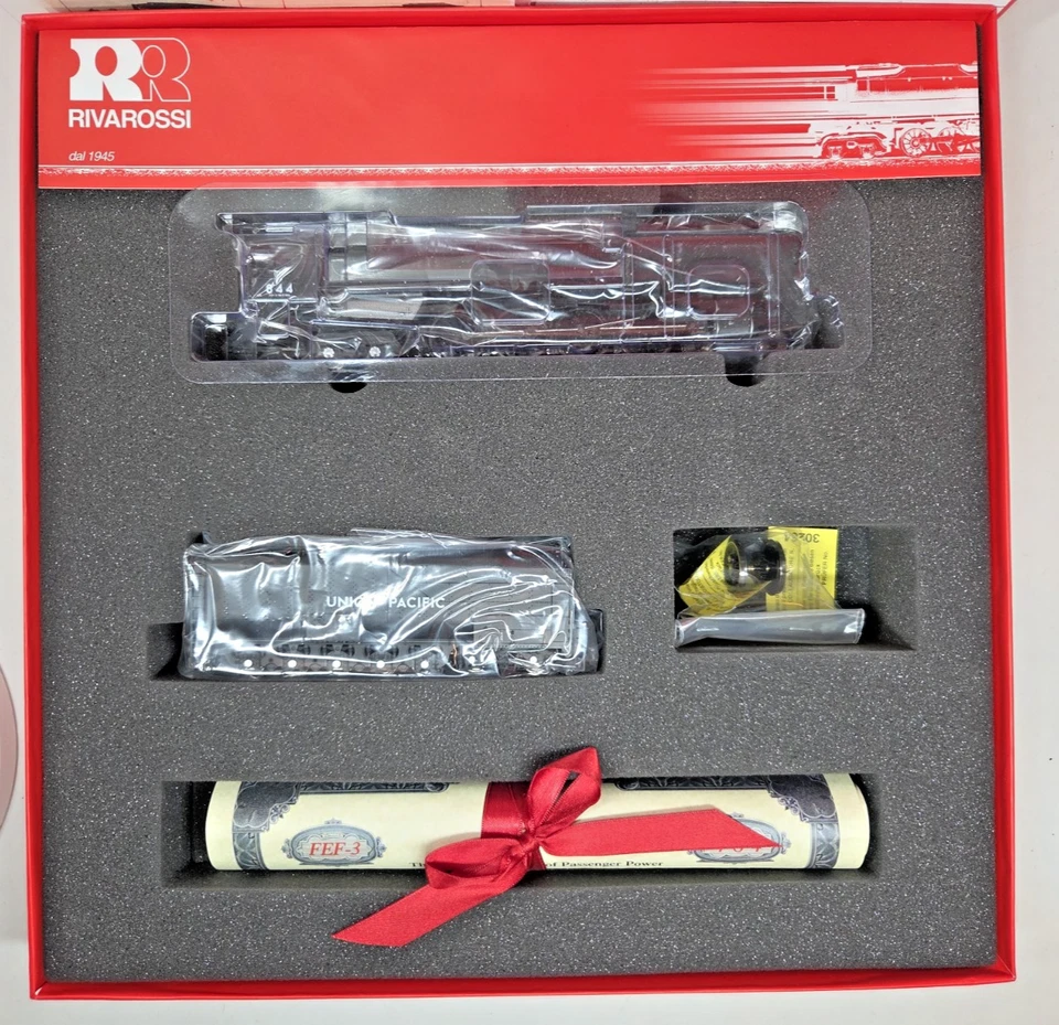 RIVAROSSI HO R5471 Steam Locomotive Union Pacific #844 4-8-4 dal 1945 NEW! Train - Image 2 of 4