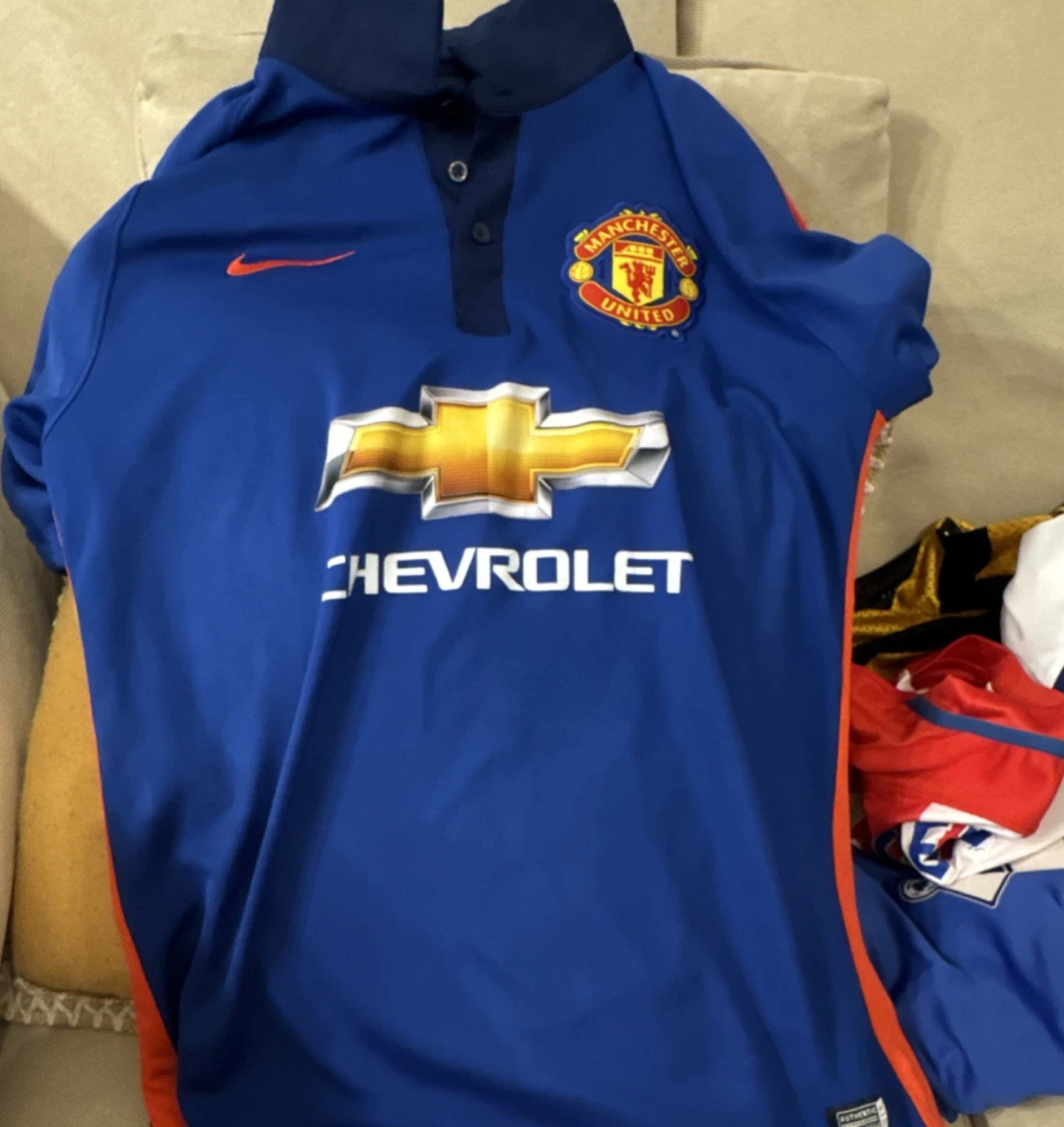 Preços baixos em Nike Azul Manchester United International Club fã