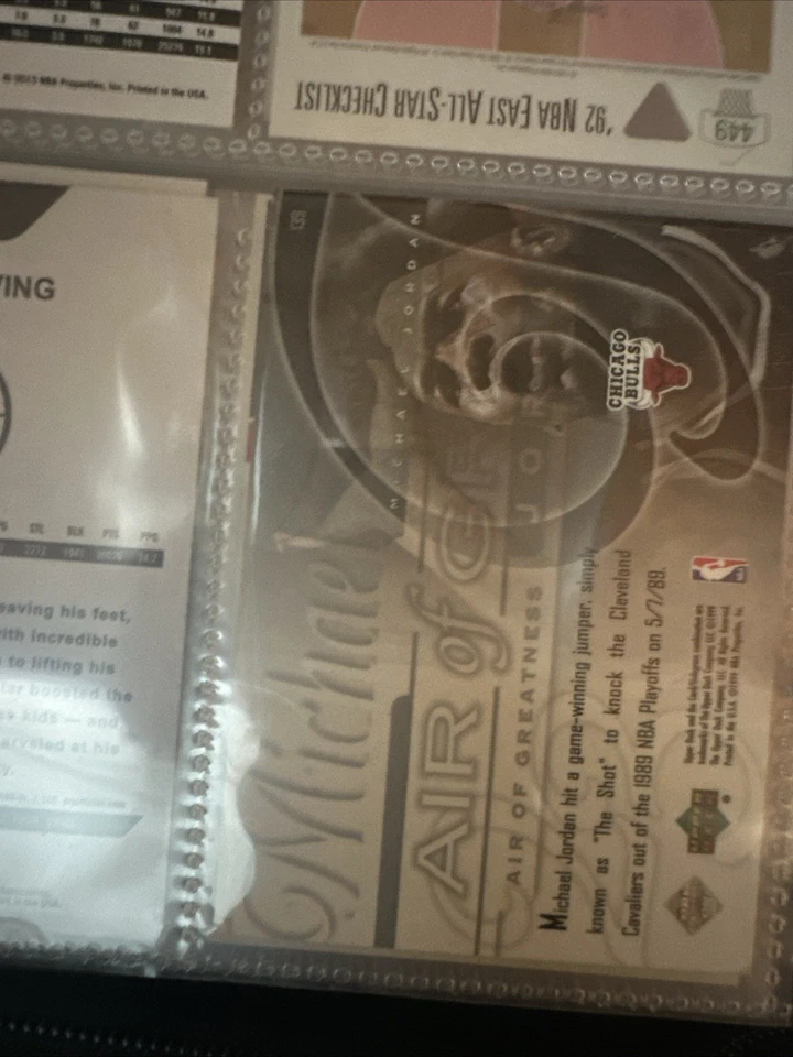 1999-00 Upper Deck - Air of Greatness Michael Jordan #137 - Image 2 of 2