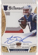 2013 Panini Crown Royale Silhouettes Purple 3/10 Aaron Dobson #201 Auto 0f8