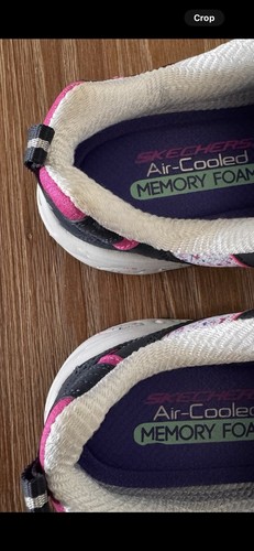 NEW Skechers D'Lites Dazzling Canvas Women’s 9.5 Memory Foam Sneaker Shoe - Picture 10 of 11