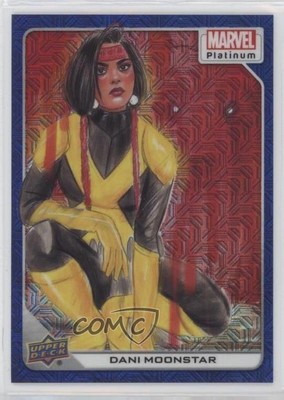 2023 Upper Deck Marvel Platinum Blue Traxx 136/499 Mirage Dani Moonstar #26 0ln