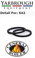 NEW OEM CENTRAL BOILER O-RING  #542 (Set of 2) ,  FOR TACO PUMP FLANGE