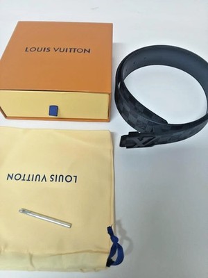 LOUIS VUITTON LV Damier Graphite Belt - Size 95/38 with box  display picture 1