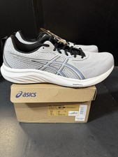 Zapatos Asics GEL-CONTEND 9 para hombre talla 13 ancho 4E gris Piamonte/negro nuevos con caja