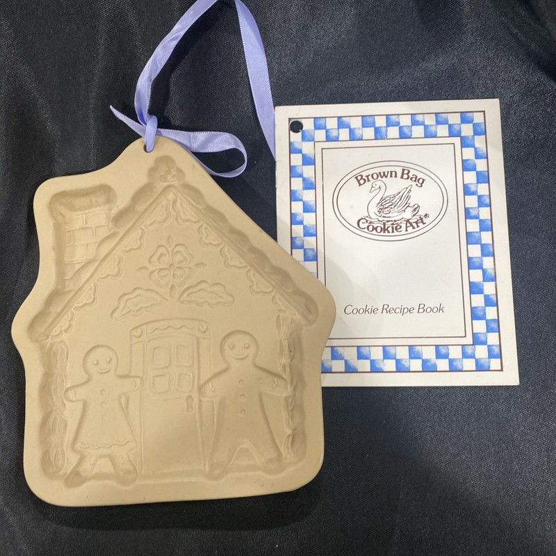 1996 Brown Bag Gingerbread House Cookie Mold