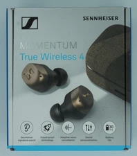 Sennheiser Momentum True Wireless 4 Earbuds Black Copper – Brand New