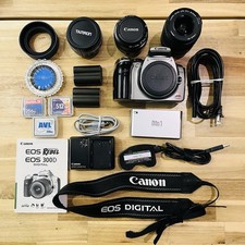 Canon EOS Digital Rebel Camera Kit AKA EOS 300d/Eos 350D XT Bundle with Bag