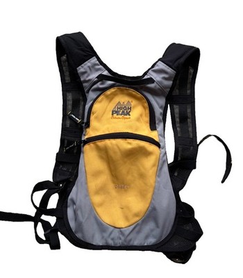 Vintage High Peak Cobra Hydration Backpack NO BLADDER Low Profile Hiking Sport