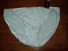 NWT FELINA SO SMOOTH MODAL SPANDEX BIKINI PANTIES 601P LITE GREY ALM L