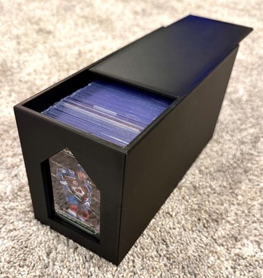 Toploader Card Storage Hard Case Sports Cards Storage Boxes Holds 130 With Lid