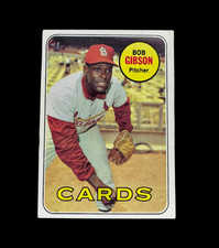1969 Topps - Bob Gibson #200 St. Louis Cardinals HOF