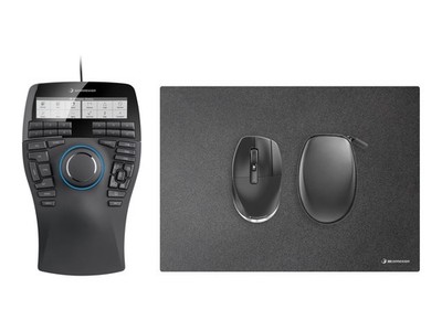 3Dconnexion SpaceMouse Enterprise Kit 2 3D-Maus ergonomisch rechts- und
