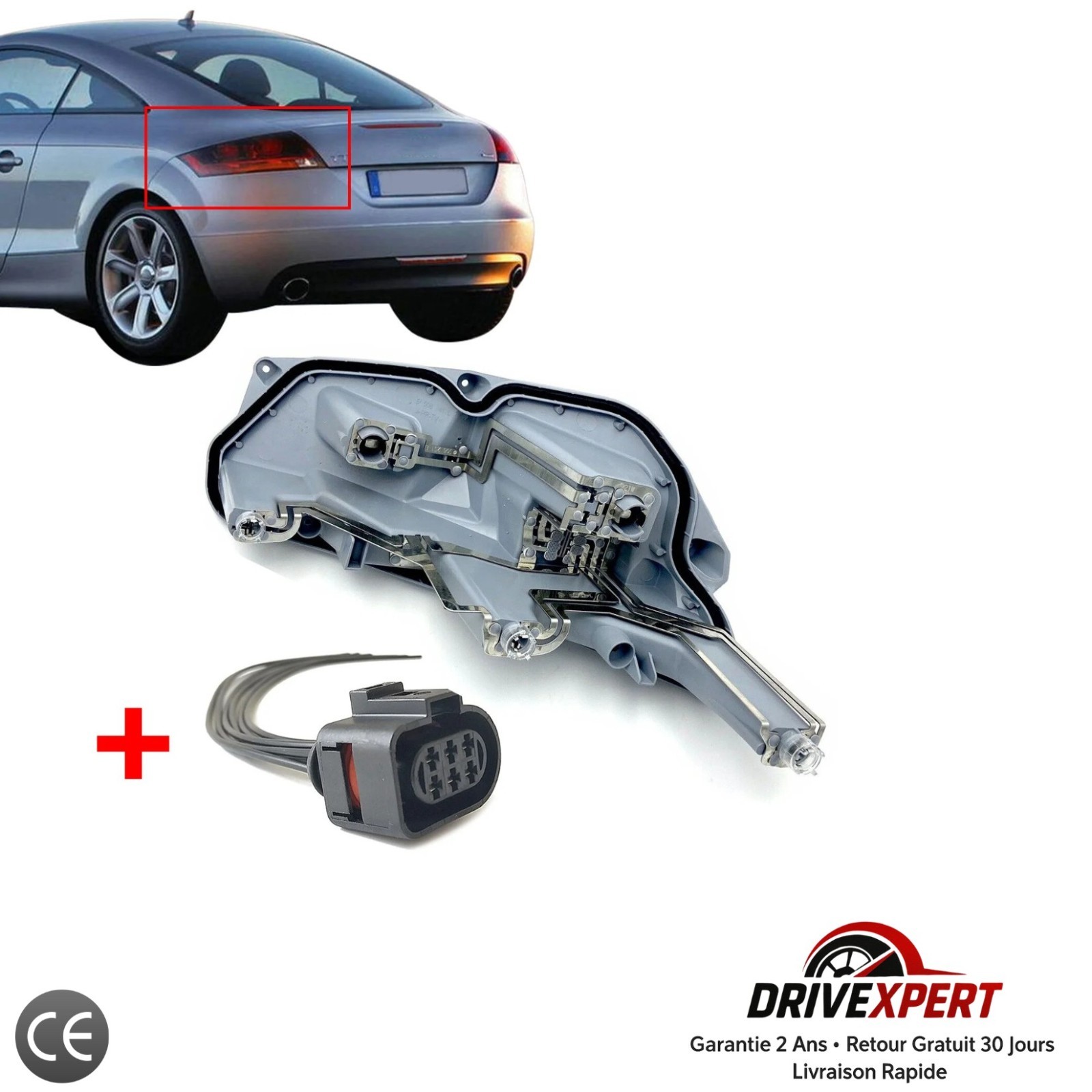 Support ampoule feu stop arriere gauche Audi TT 8J MK2 finition premium durable 8J0945258A