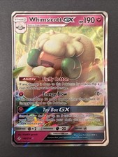 Whimsicott GX 140/214 - Ultra Rare Holo - S&M Unbroken Bonds Pokemon Card