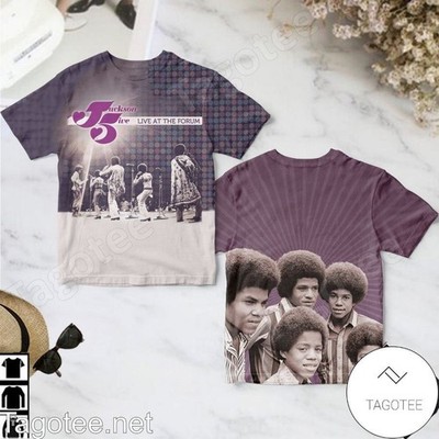 The Jackson 5 Live At The Forum Full SIzes Men's Shirt AOP 3D Tee PP2919