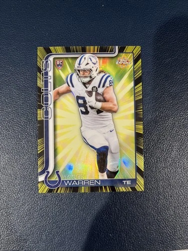 2025 Topps Chrome Tyler Warren Base (RAW)