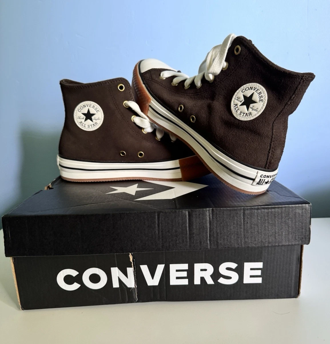 Vintage Converse Men’s All Star Rugged Sneaker Sz 13 Brown Lug Sole High Top EUC Chuck Taylor All Star Rugged Basics Unisex High Top Shoe  main image 3