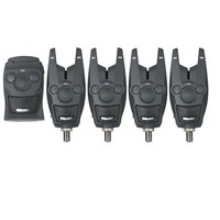 Prologic Bat+ Bite Alarm (Blau) Set 4+1 Funkbissanzeigerset Bissanzeiger Piepser