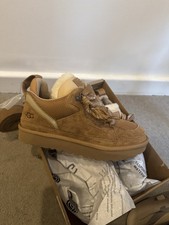 Image of UGG Lowmel Trainers - chestnut (UK 6)  + suede with cosy shearling lining