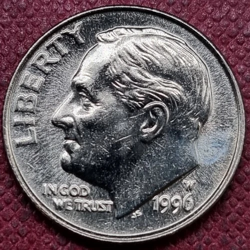 1996 W Roosevelt Dime 10c WEST POINT Issue BU UNC Brilliant Uncirculated  #94872