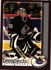 2002-03 O-Pee-Chee Prospects Alex Auld Rookie Vancouver Canucks #271