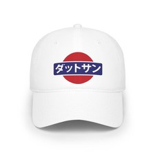 Datsun Jdm Hat Japanese Katakana Logo Cap Retro Streetwear Adjustable