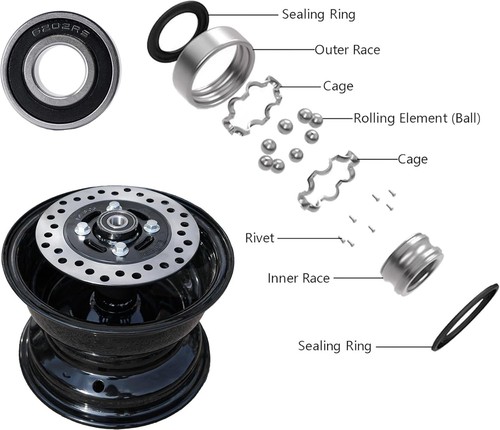 High-Quality Rim Disc Hydraulic Brake System for Coleman & Axis Mini Bikes - Picture 5 of 11