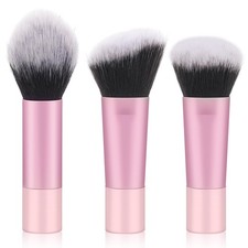 Foundation Contour Powder Brush Set 3PCS Travel Kabuki Mini Makeup Blending