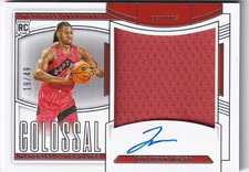 2024-25 Panini NT NBA Jonathan Mogbo Rookie Patch On-Card Auto 19/49