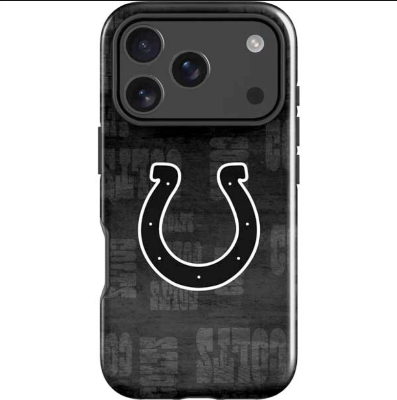football Indianapolis Colts Black & White iPhone Case